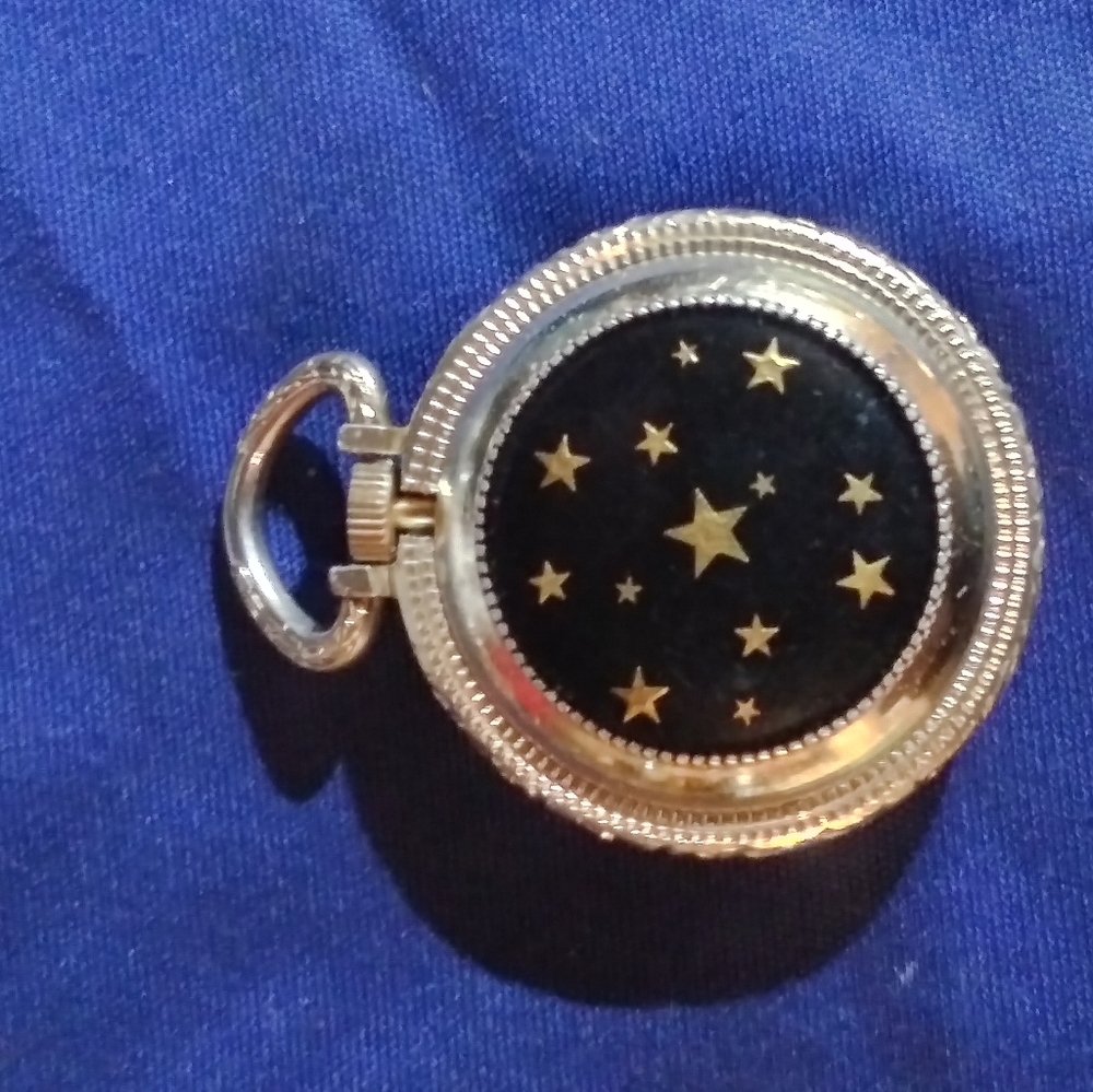Vintage endura 14k pocket watch and chain